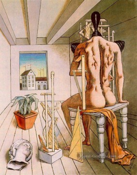  ile - Die Muse des Schweigens 1973 Giorgio de Chirico Metaphysischer Surrealismus